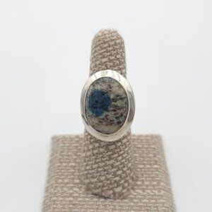 Size 7 Sterling Silver K2 Jasper Stone Quality Ring A1657